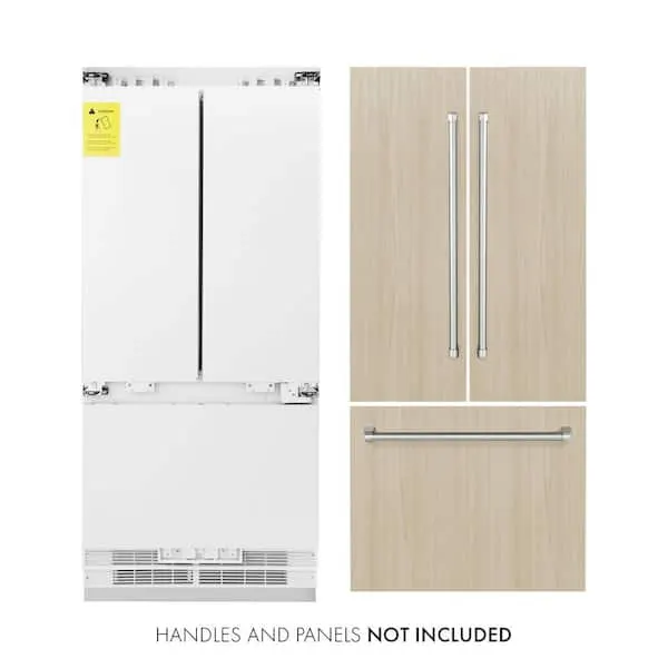 36 in. 3-Door Panel Ready French Door Refrigerator with Internal Ice and Water Dispenser, image 1 of 13