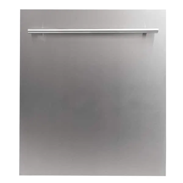 24 in. Top Control 6-Cycle Compact Dishwasher with 2 Racks in Stainless Steel & Modern Handle, image 1 of 10