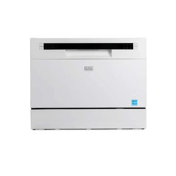 21 in. Countertop Dishwasher with 6-Wash Programs, 6-Place Setting Capacity, Energy Star Certified, White, image 1 of 7