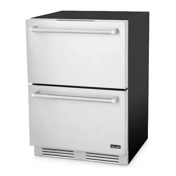 24 in. 1.8 cu. ft. Undercounter Dual Zone Built-In and Standard Refrigerator and Outdoor Freezer in Stainless Steel, image 1 of 12