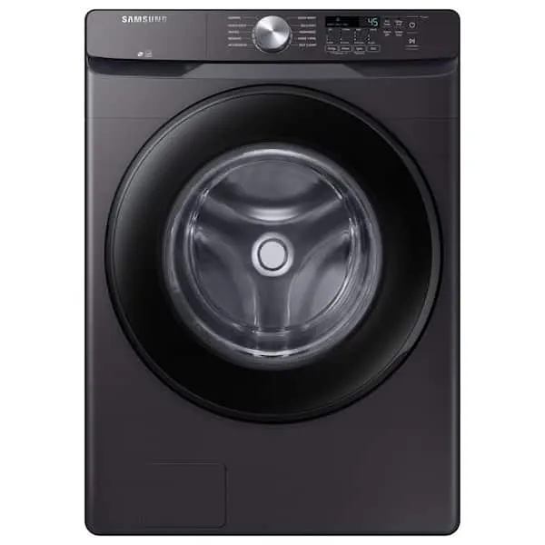 4.5 cu. ft. High-Efficiency Front Load Washer in Brushed Black with Self-Clean+, image 1 of 11