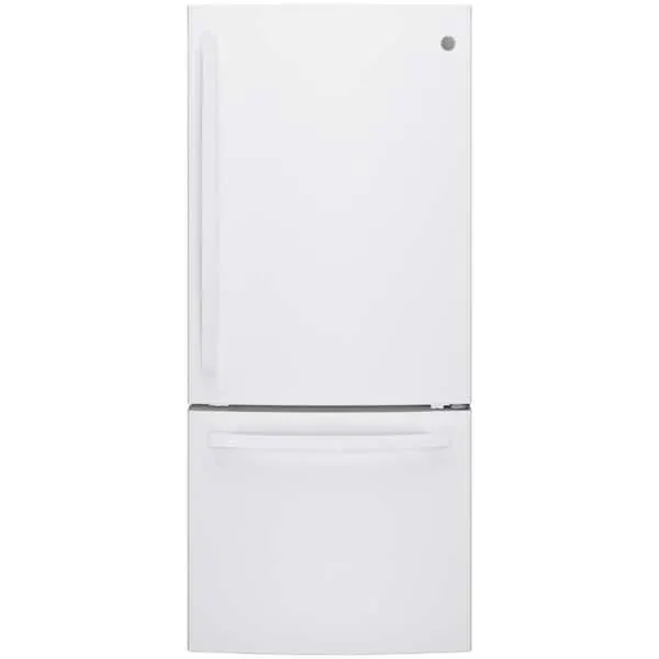 21.0 cu. ft. Bottom Freezer Refrigerator in White, ENERGY STAR, image 1 of 10