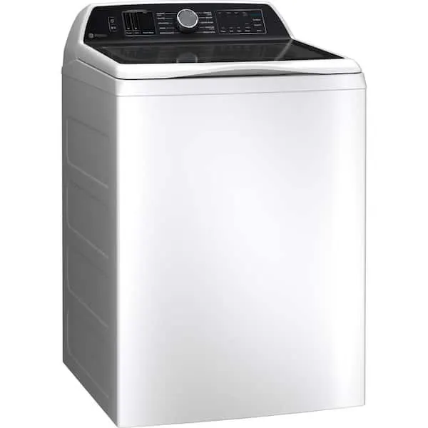 Profile 5.4 cu. ft. High-Efficiency Smart Top Load Washer in White with Impeller, Quiet Wash Balancing Technology, image 1 of 13