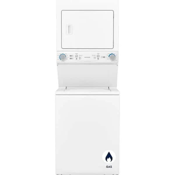 3.9 cu. ft. Washer and 5.6 cu. ft. Gas Dryer Combo in White with Quick Wash & Dry Cycle, MaxFill and Long Vent, image 1 of 16