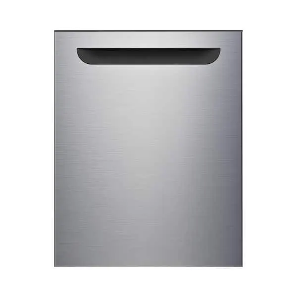 24" Built-In Top Control Dishwasher with 2 Racks, Ultra-Quiet 49 DbA, Stainless Steel., image 1 of 8