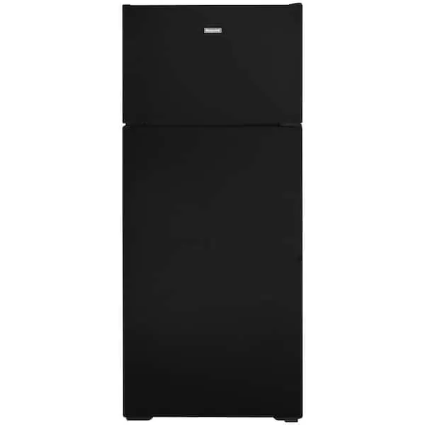 Hotpoint 18.0 cu. ft. Top Freezer Refrigerator in Black, image 1 of 9