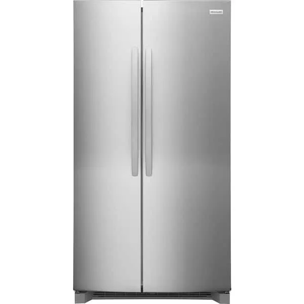 36 in. 26 cu. ft. Standard Depth Side-by-Side Refrigerator in Smudge-Proof Stainless Steel with CrispSeal Crispers, image 1 of 9