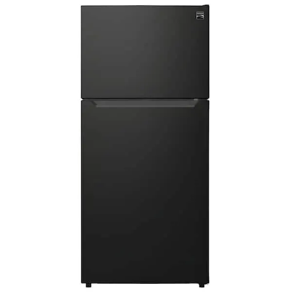 30 in. 18.1 Cu Ft Top Mount Refrigerator, Metallic Steel, image 1 of 8