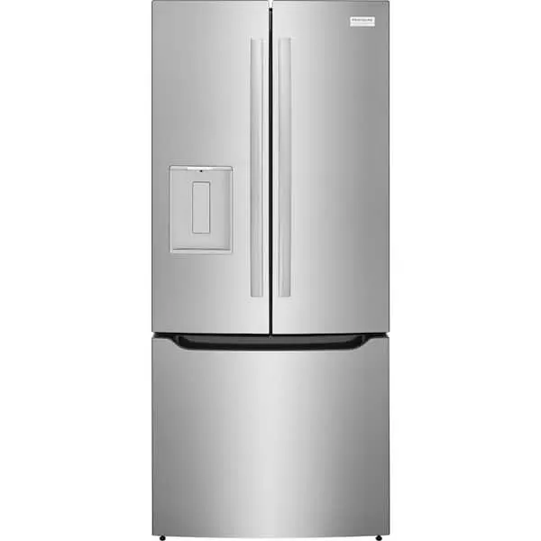 30 in. 20 cu. ft. Standard Depth French Door Refrigerator in SmudgeProof Stainless Steel, image 1 of 15