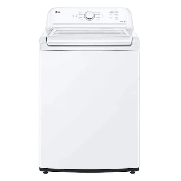 4.1 cu. ft. Top Load Washer in White with 4-way Agitator, NeveRust Drum, SlamProof Glass Lid, and True Balance, image 1 of 14