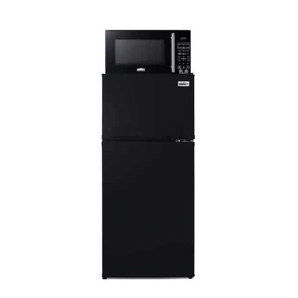 4.3 cu. ft. Top Freezer Refrigerator Microwave Combo in Black, ENERGY STAR and ADA Compliant, image 1 of 8
