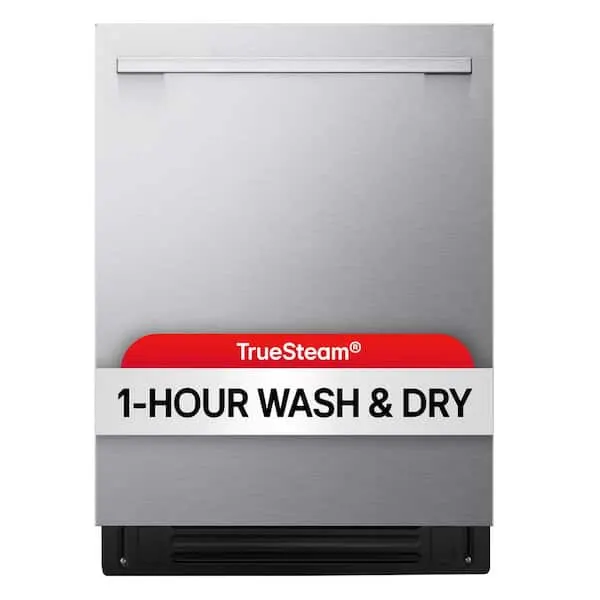 24 in. PrintProof Stainless Steel Smart Top Control 42 dBA Dishwasher with 1-Hour Wash and Dry, QuadWash Pro, image 1 of 15