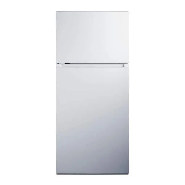 18.0 cu. ft. Top Freezer Refrigerator in White with Icemaker, image 1 of 7