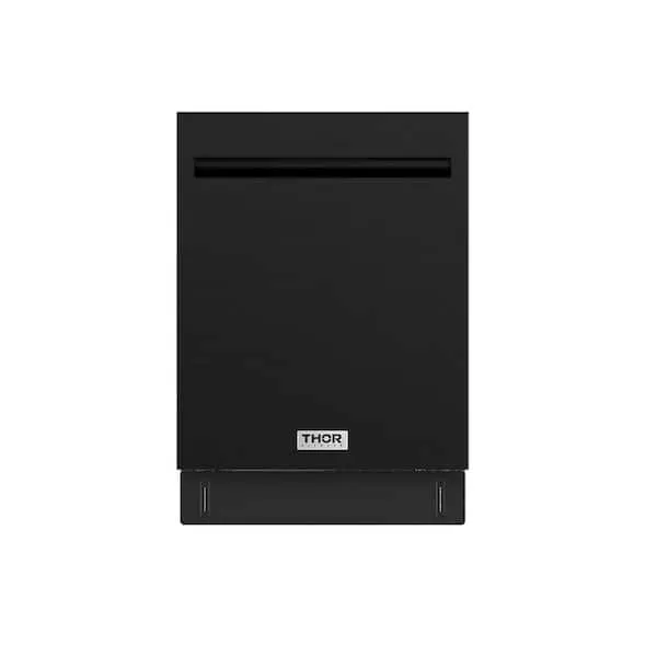 24 in. Top Control Built-In Tall Tub Dishwasher in Matte Black with 7-cycles, 14 Place Settings, and Wine Glass Brasket, image 1 of 9