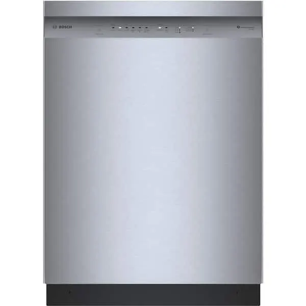 100 Series 24 in. Stainless Steel Front Control Smart Built-In Stainless Steel Tub Dishwasher, Quieter 48 dBA, image 1 of 14