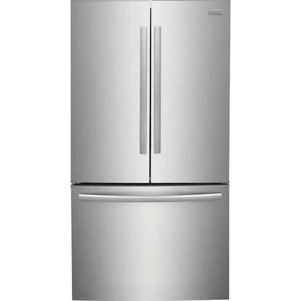 Gallery 23.3 cu. ft. Counter Depth French Door Refrigerator in Smudge-Proof Stainless Steel w/ Internal Water Dispenser, image 1 of 14