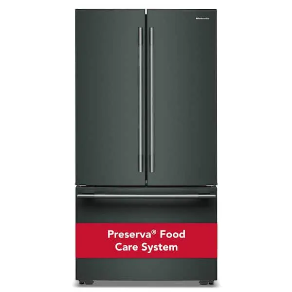35.625 in 24.8 cu. ft. Counter Depth French Door Refrigerator in Juniper with Internal Water Dispenser, image 1 of 8