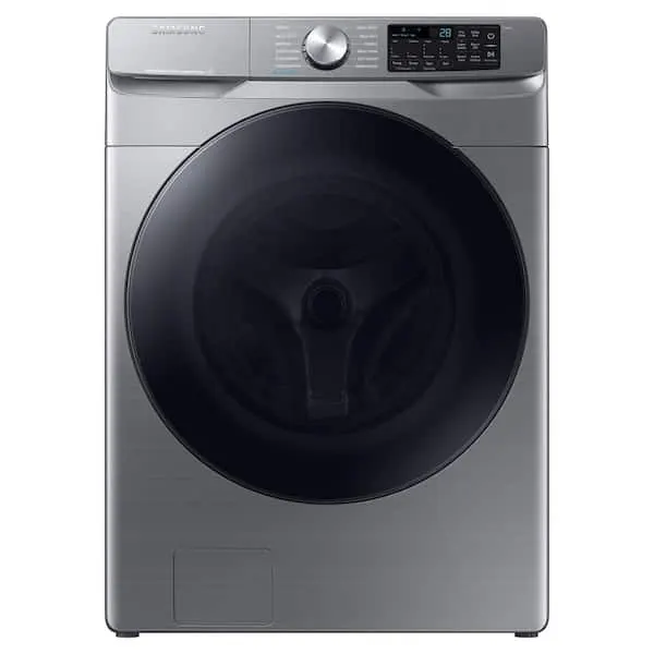 4.5 cu. ft. Smart High-Efficiency Front Load Washer in Platinum with Super Speed, image 1 of 12
