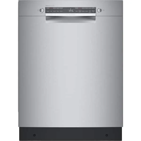 300 Series 24 in. ADA Compliant Smart Front Control Dishwasher in Stainless Steel with Stainless Steel Tub, 46 dBA, image 1 of 14