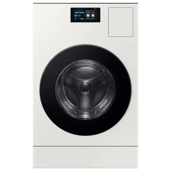 5.3 cu. ft. Bespoke Ultra Capacity Vented Electric All-in-One Washer Dryer Combo in Ivory with AI Opti Wash & Dry, image 1 of 14
