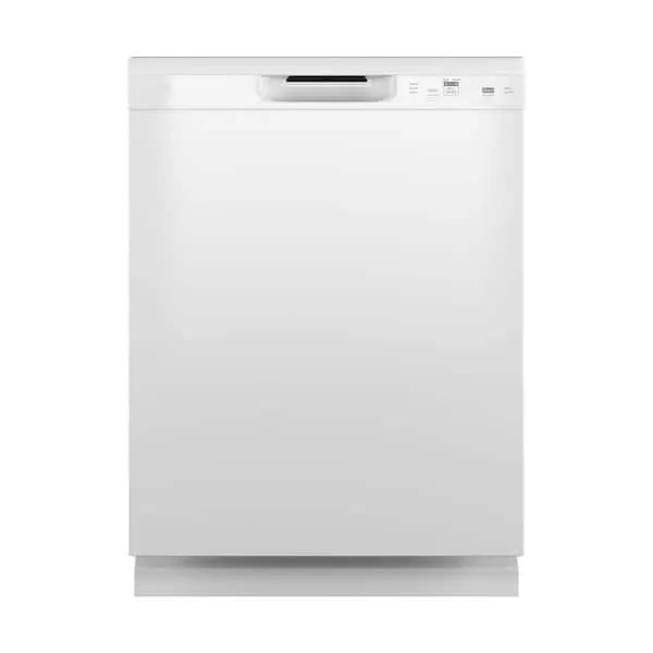 24 in. Built-In Tall Tub Front Control Dishwasher in White with Simple Install, Large Capacity, and Dry Boost, 60 dBA, image 1 of 15