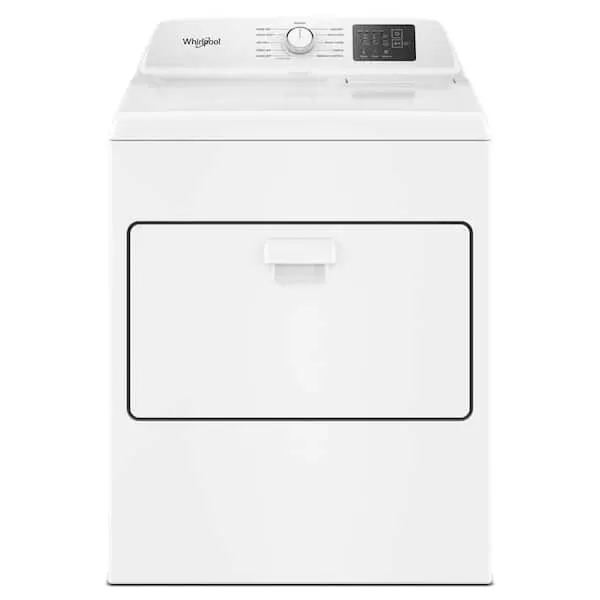 7.0 cu. ft. Vented Front Load Electric Dryer in White with Adaptive Dry and Wrinkle Shield Option, image 1 of 14
