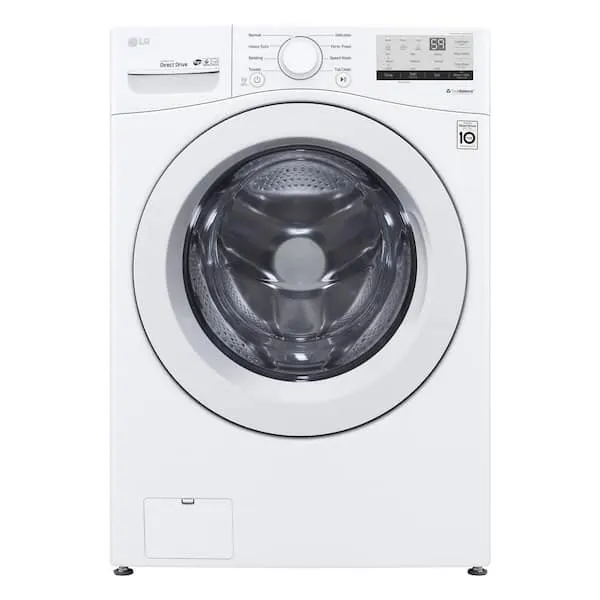 4.5 Cu. Ft. Stackable Front Load Washer in White with Coldwash Technology, image 1 of 13
