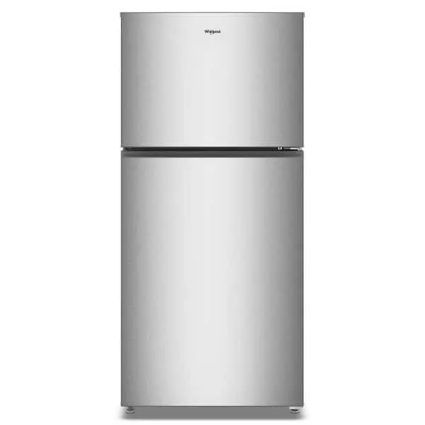 29.5 in. 19 cu. ft. Freestanding Top Freezer Refrigerator in Fingerprint-Resistant Stainless with Total Coverage Cooling, image 1 of 4