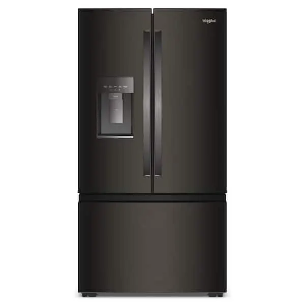 36 in. 23.4 cu. ft. Counter Depth French Door Refrigerator in Black Stainless Finish with EasyReach Zone, image 1 of 11