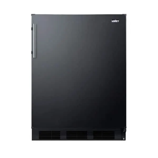 24 in. W 5.5 cu. ft. Freezerless Refrigerator in Black, image 1 of 5