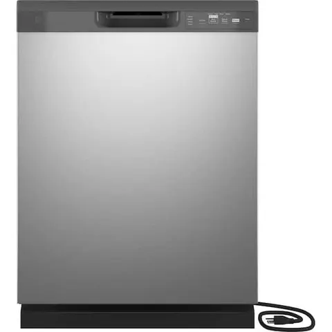 24 in. Built-In Tall Tub Front Control Stainless Steel Dishwasher with Power Cord, Dry Boost, 59 dBA