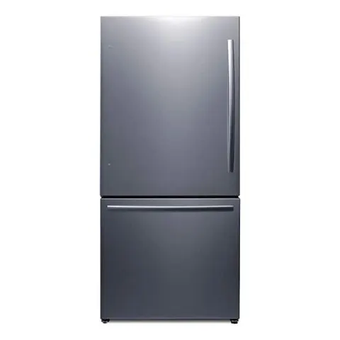 31 in. W 17.2 cu. ft. Bottom Freezer Refrigerator with Ice Maker in Stainless Steel, Counter Depth