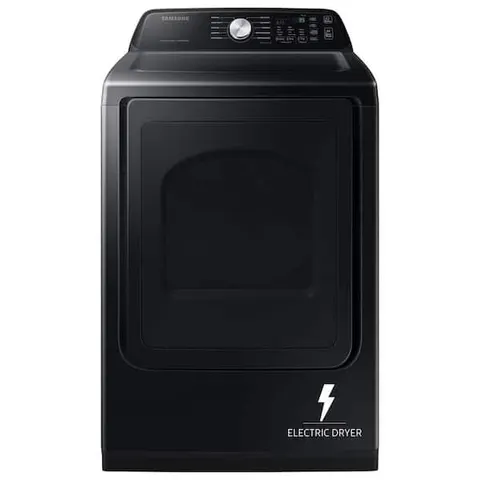 7.4 cu. ft. Vented Front Load Smart Electric Dryer in Brushed Black with Sensor Dry