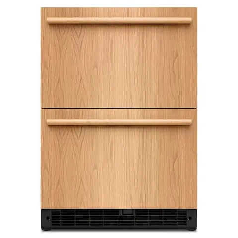 24 in. 4.4 cu. ft. Undercounter Double Drawer Refrigerator in Panel Ready