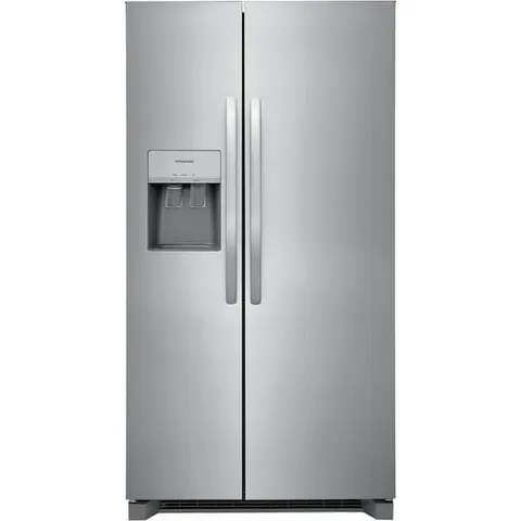 36 in. 26 cu. ft. Standard Depth Side by Side Refrigerator in Stainless Steel