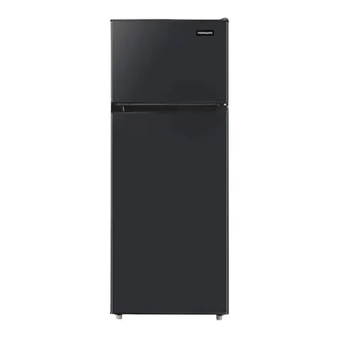 21.5 in. 7.5 cu. ft. Top Freezer Refrigerator in Black