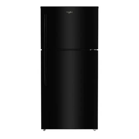 29.5 in. 19.3 cu. ft. Standard Depth Top Freezer Refrigerator in Black with Total Coverage Cooling