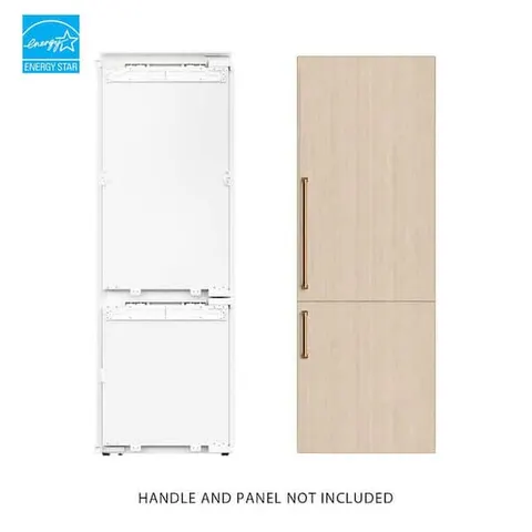 22 in. 9.7 cu. ft. Panel Ready Bottom Freezer Refrigerator, Built-In for Custom Cabinetry