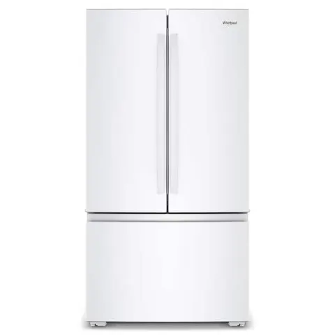 36 in. 24 cu. ft. True Counter Depth French Door Refrigerator in White with Interior Filtered Water Dispenser