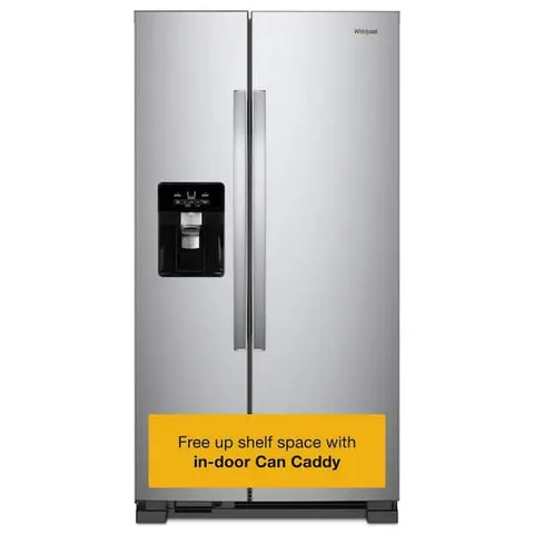21.4 cu. ft. Side by Side Refrigerator in Fingerprint Resistant Stainless Finish