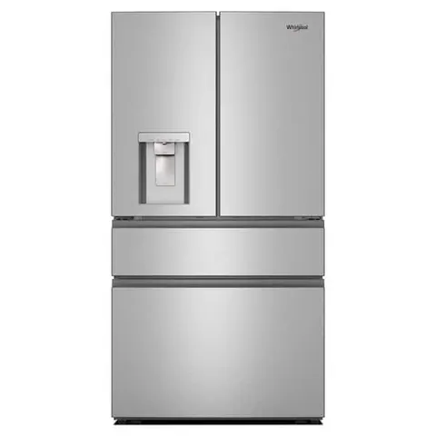 36 in. 29 cu. ft. Standard Depth French Door Refrigerator in Print Resist Stainless with Flexible Temperature Drawer