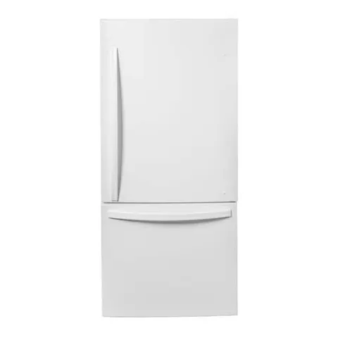 Designer 29.5 in. 18.7 cu. ft. Standard Depth Bottom Freezer Refrigerator in White with ENERGY STAR