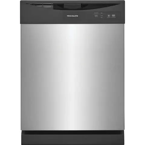 24 in. Front Control Smart Built-In Tall Tub 62 dBA Dishwasher in Stainless Steel