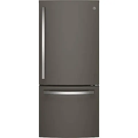 21.0 cu. ft. Bottom Freezer Refrigerator in Slate, Fingerprint Resistant and ENERGY STAR