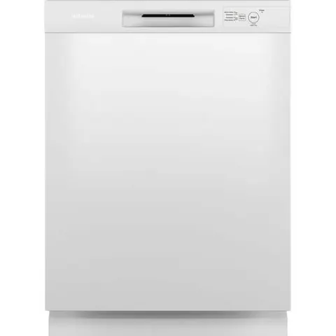 Hotpoint 24 in. Front Control Built-In Tall Tub Dishwasher in White with 4-Cycles and Simplified Installation, 60dBA