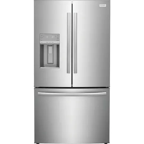 Gallery 36 in. 28 cu. ft. Standard Depth French Door Refrigerator in Smudge-Proof Stainless Steel with Dual Ice Maker