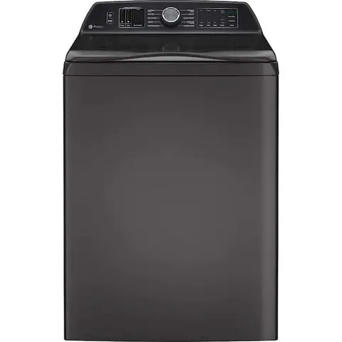 Profile 5.3 cu. ft. High-Efficiency Smart Top Load Washer in Diamond Gray with Agitator, Quiet Wash Balacing Technology