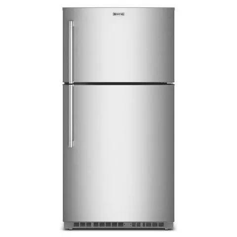 33 in. 21 cu. ft. Freestanding Wide Top Freezer Refrigerator in Fingerprint-Resistant Stainless Finish with Garage Mode