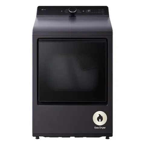 7.3 cu. ft. Vented SMART Gas Dryer in Matte Black with EasyLoad Door and Sensor Dry Technology