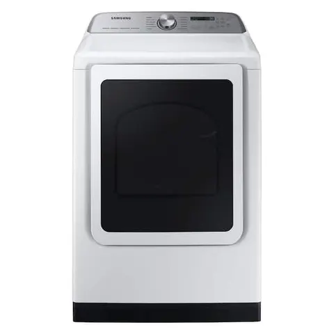 7.4 cu. ft. Vented Smart Electric Dryer with Steam Sanitize Plus in White